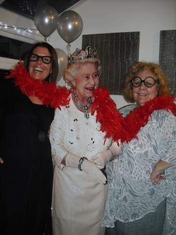 Carols party - the Queen